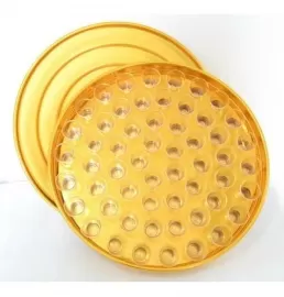 Bandeja De Santa Ceia Em Dourado Para 54 Clices